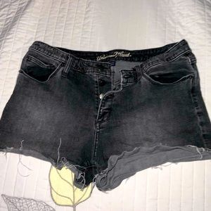 Denim shorts